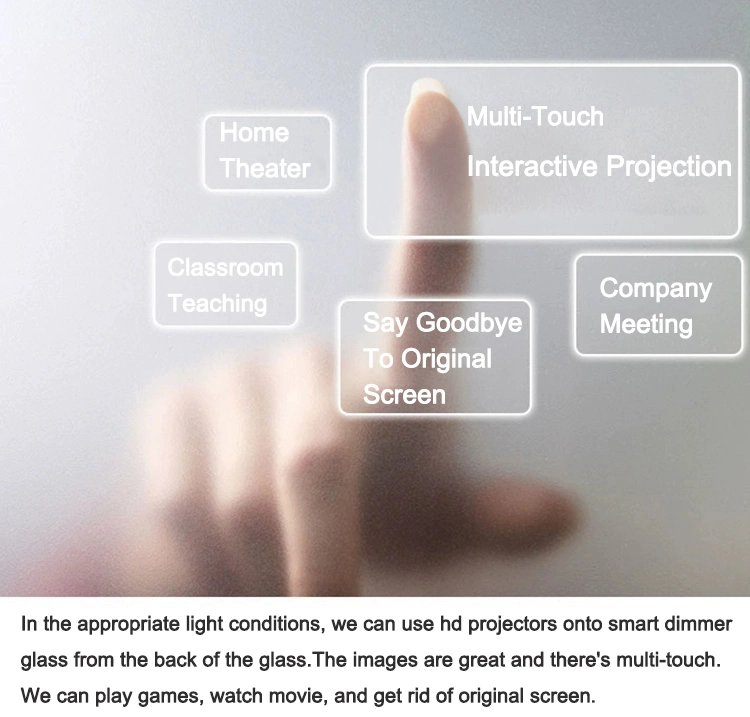 Smart Switchable Glass Laminated Dimming Glass Privacy-Protecting Glass for Office/House/Hotel