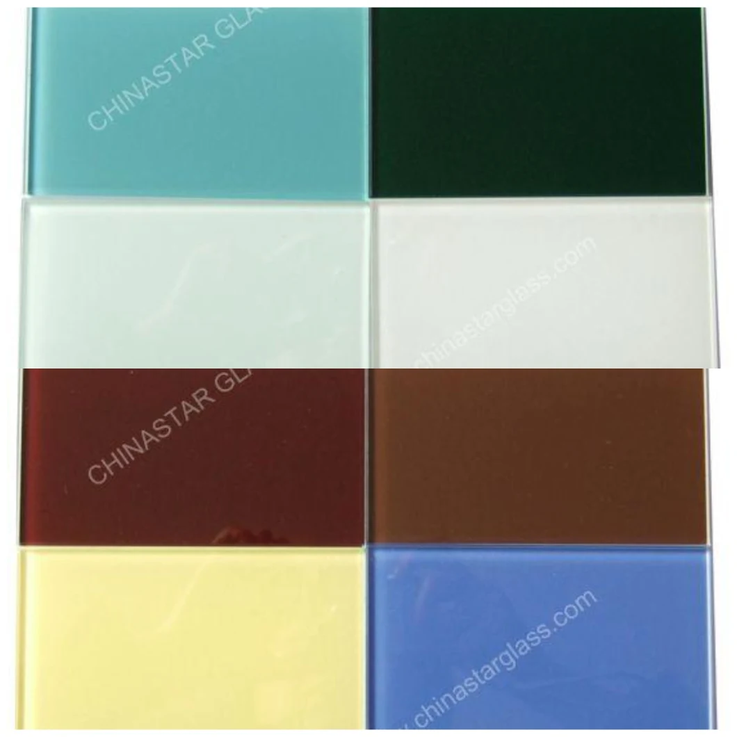 Decorative Lacquered Painted Glass for Top/Wall/Fence/Cladding Board/Private Space/Store Interior and Exterior Design.