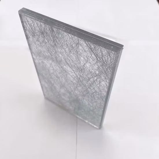 Vetro di sicurezza laminato temperato semi-temperato curvo piatto per ringhiera corrimano balaustra